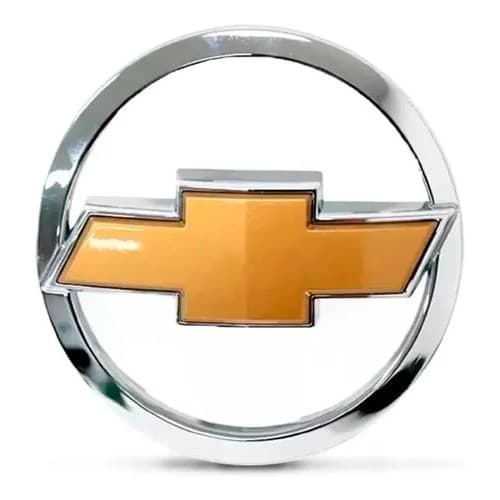 Emblema Chevrolet Grade Celta Prisma 2007 2008 2009 2010 Dourado 5419D