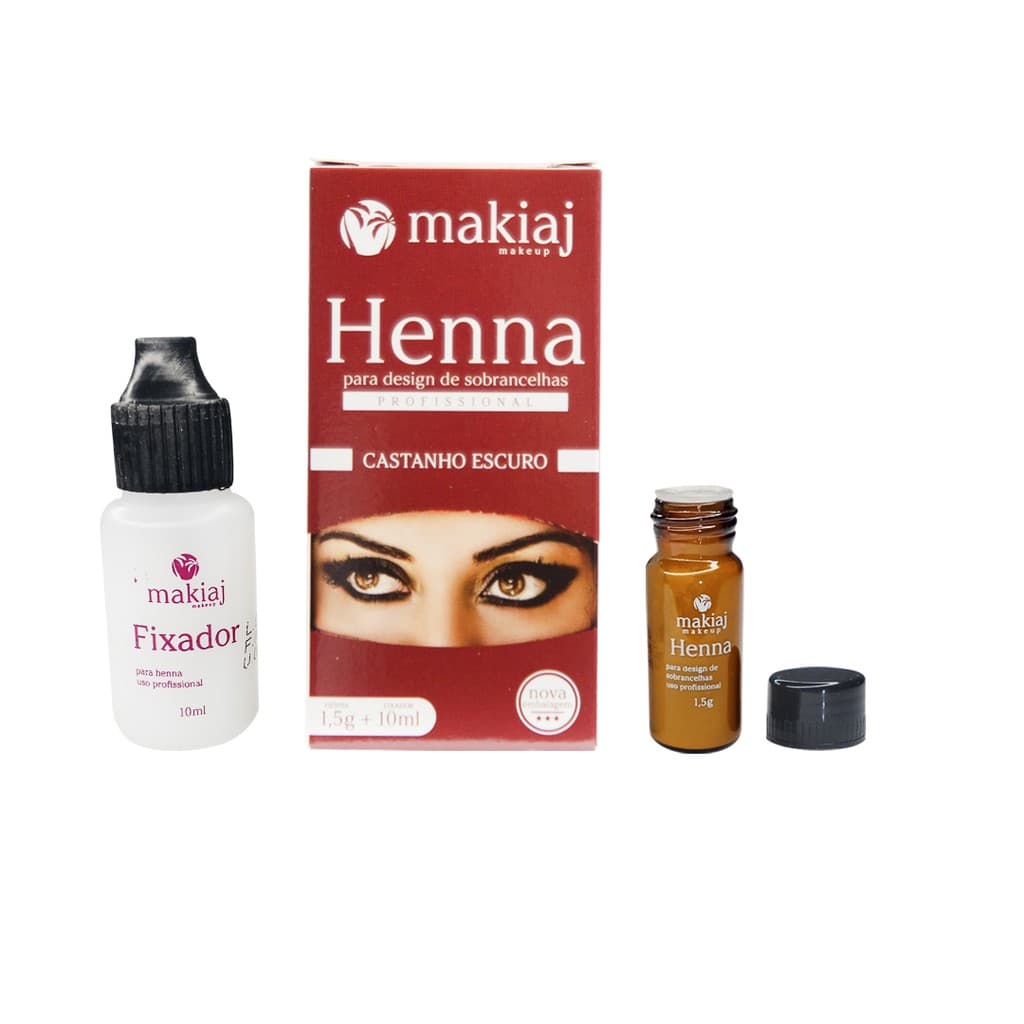Henna (Rena) Para Design De Sobrancelhas Makiaj