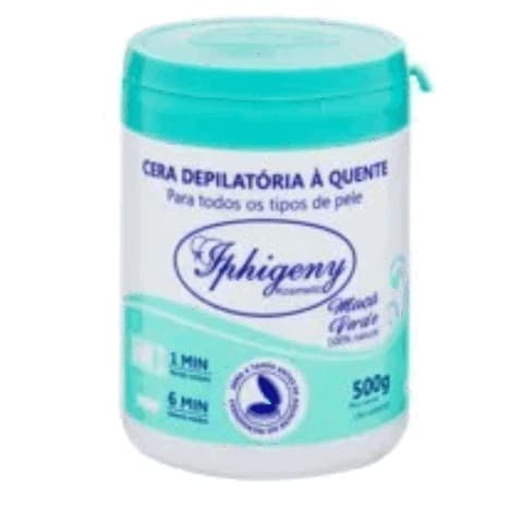 Cera Depilatória Iphigeny 500g Maçã Verde