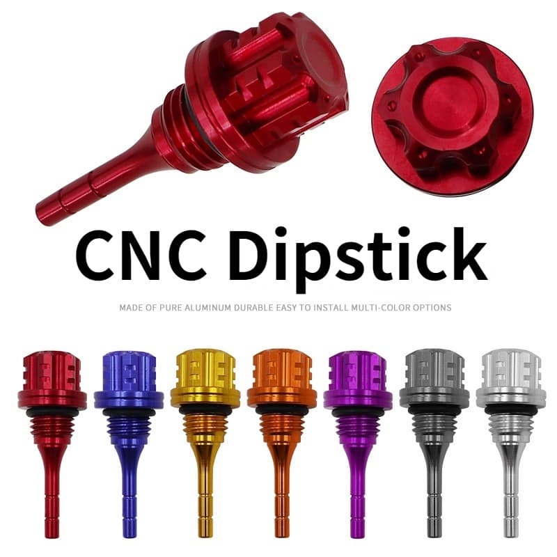 Vareta De Óleo Hexagonal Modificada De Liga De Alumínio CNC Para Motocicleta Adequada GY6 Jinzhan BWS Guangyang 125CC