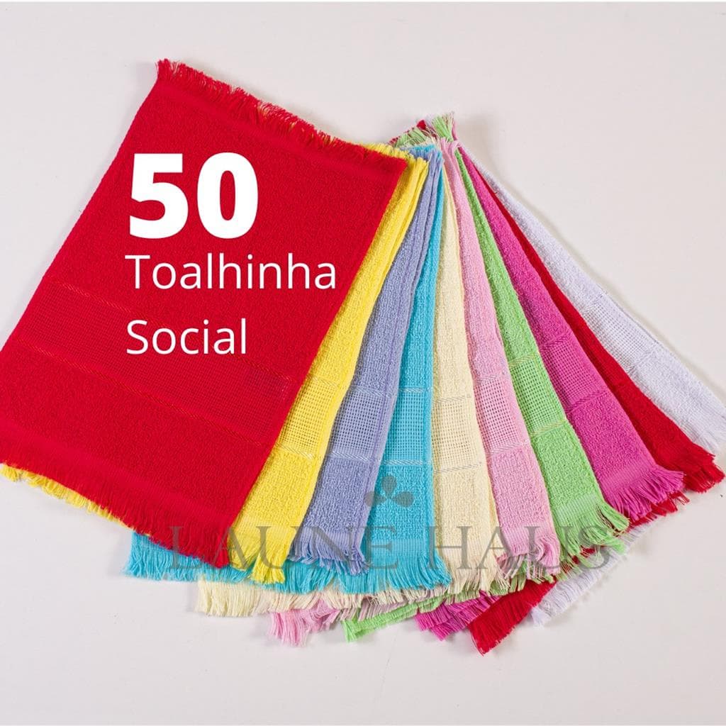Kit 50 Toalhinhas Mão Social, Artesanato, Toalha Boca Atacado