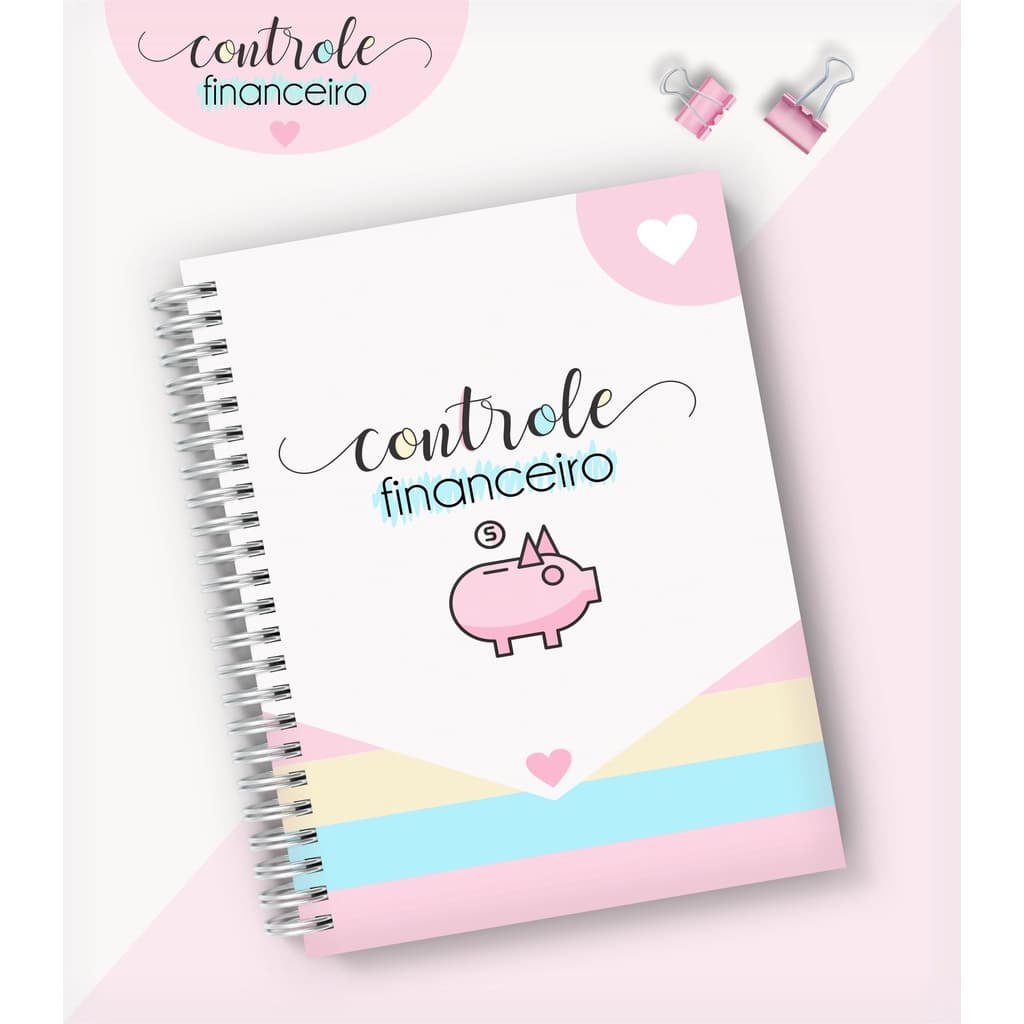 Caderno de Controle Financeiro Personalizado