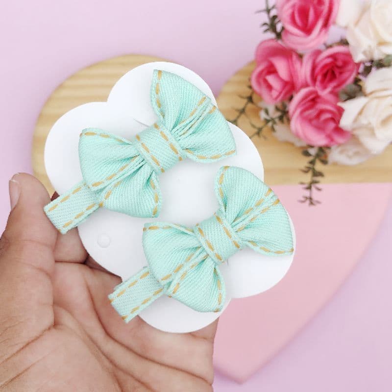 combo parzinhos hair clips jeans