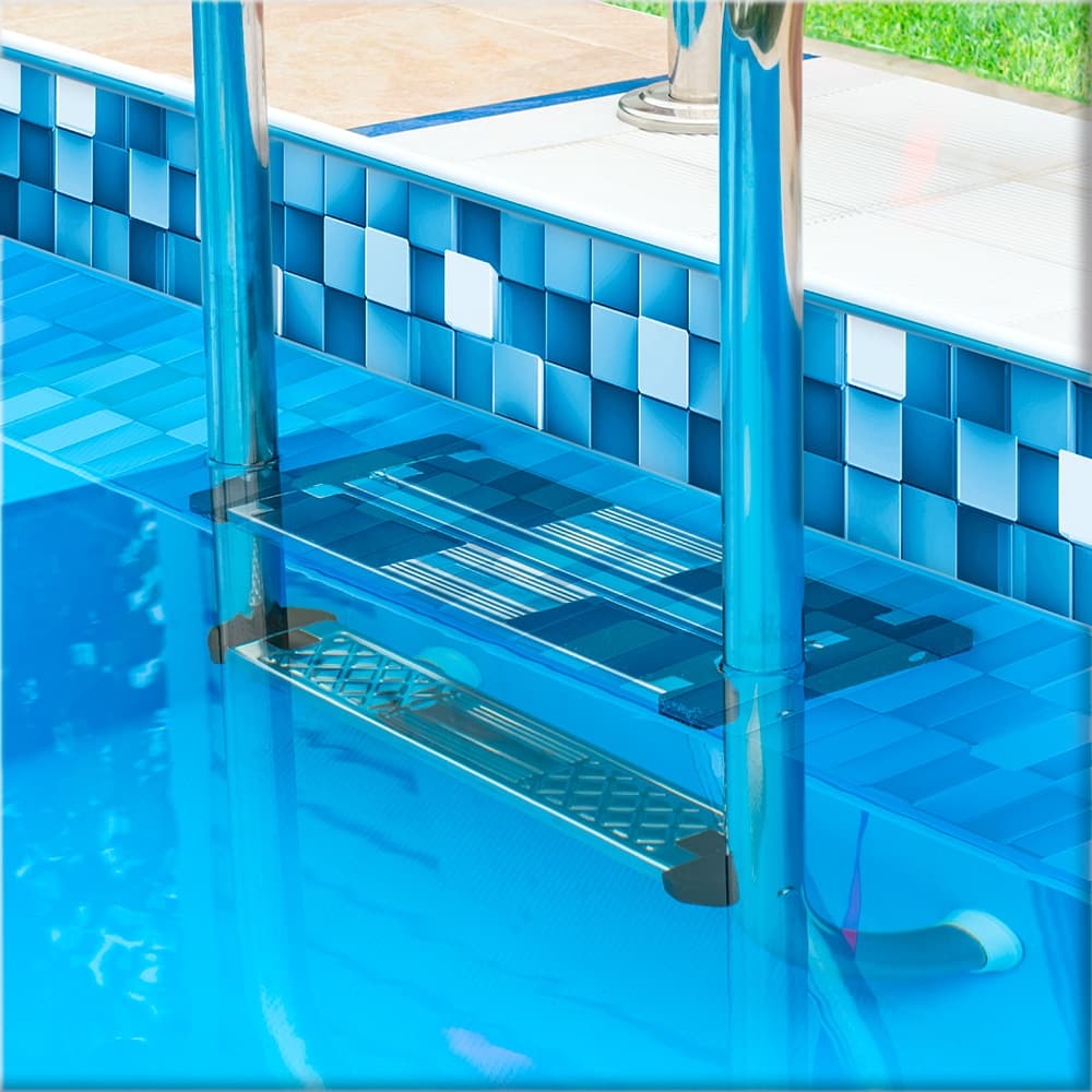 Faixa de Piscina Adesiva Plastilha Azul