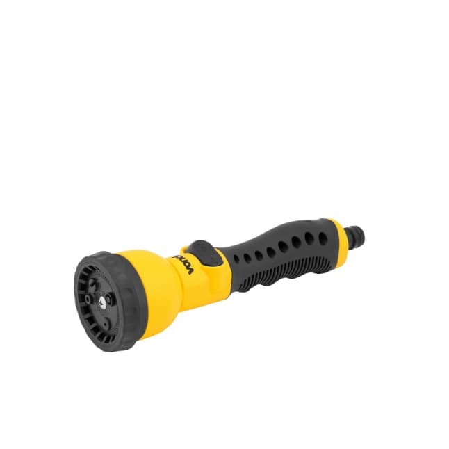 Esguicho Plástico Para Jardim 7 Funções Reto Engate 1/2