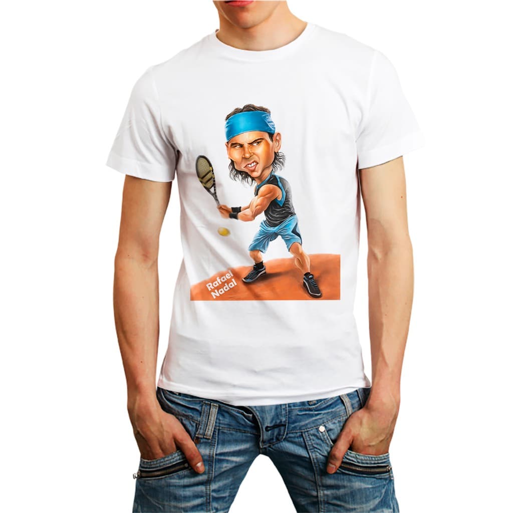 Camiseta Tenis Nadal Camisa Masculina Feminina Infantil03
