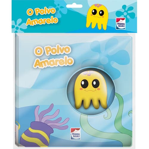 Livro De Banho Mar Encantado - O Polvo Amarelo