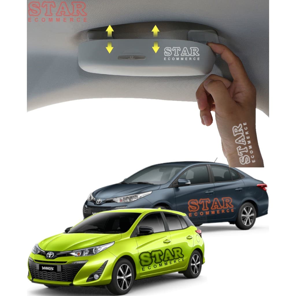 Porta Óculos Yaris Sedan Yaris HATCH 2019 2020 2021 2022 2023 2024 2025 Encaixe Original