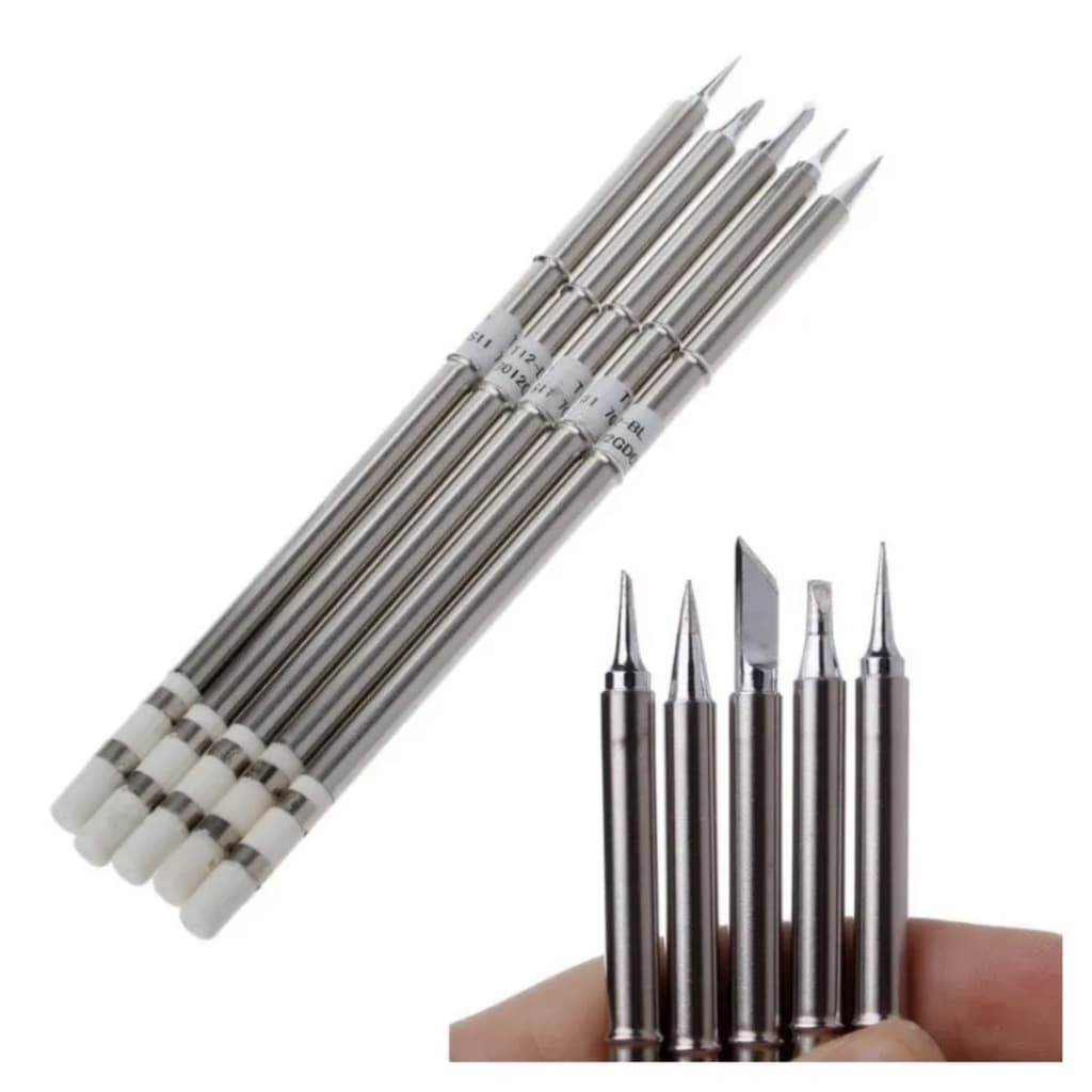 Kit Pontas Ferro de Solda T12 Quicko Bakon Mechanic 5 em 1