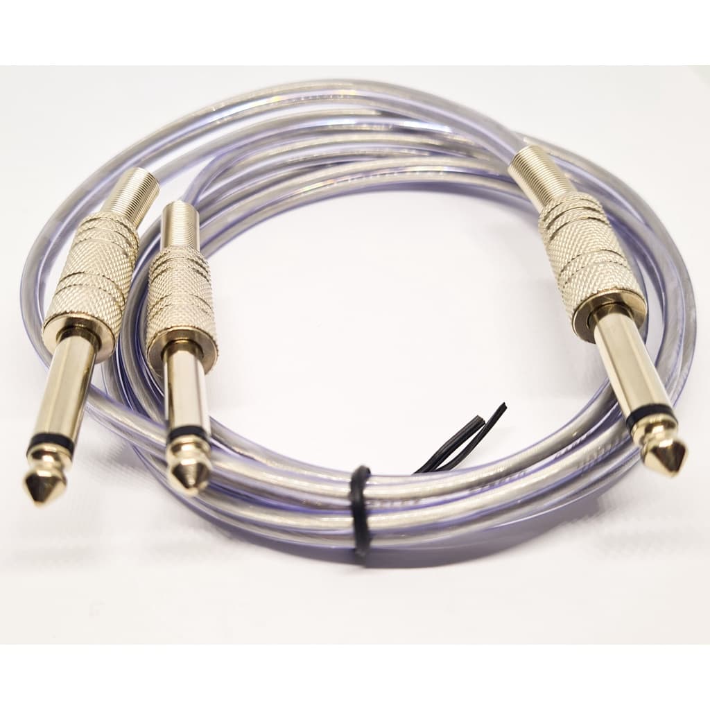 Cabo P10 Splitter Em Y 1p10 Mono P/ 2 P10 Mono 1m Blindado