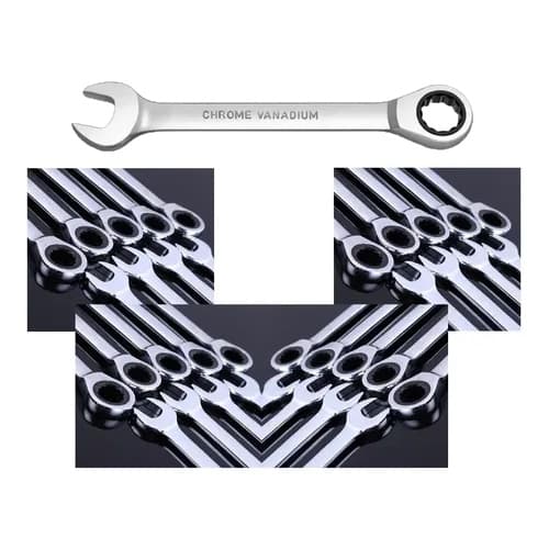 Chave Combinada Catraca Cromo Vanadium Pro Show 24mm a 10mm UNIDADE