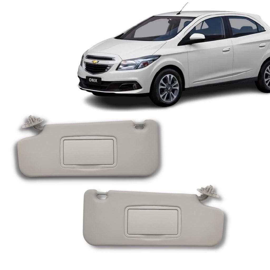 Quebra Sol Chevrolet Onix (2012 Em Diante) Com Espelho Lado Direito ou Esquerdo