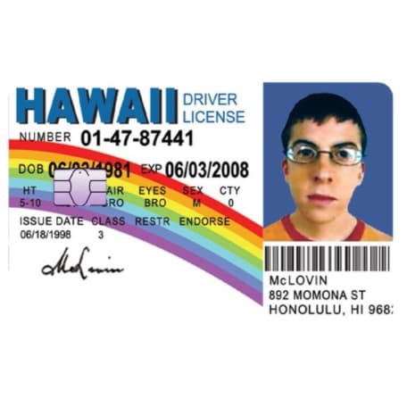 Adesivo para Cartão de Crédito McLovin - Película para Cartões