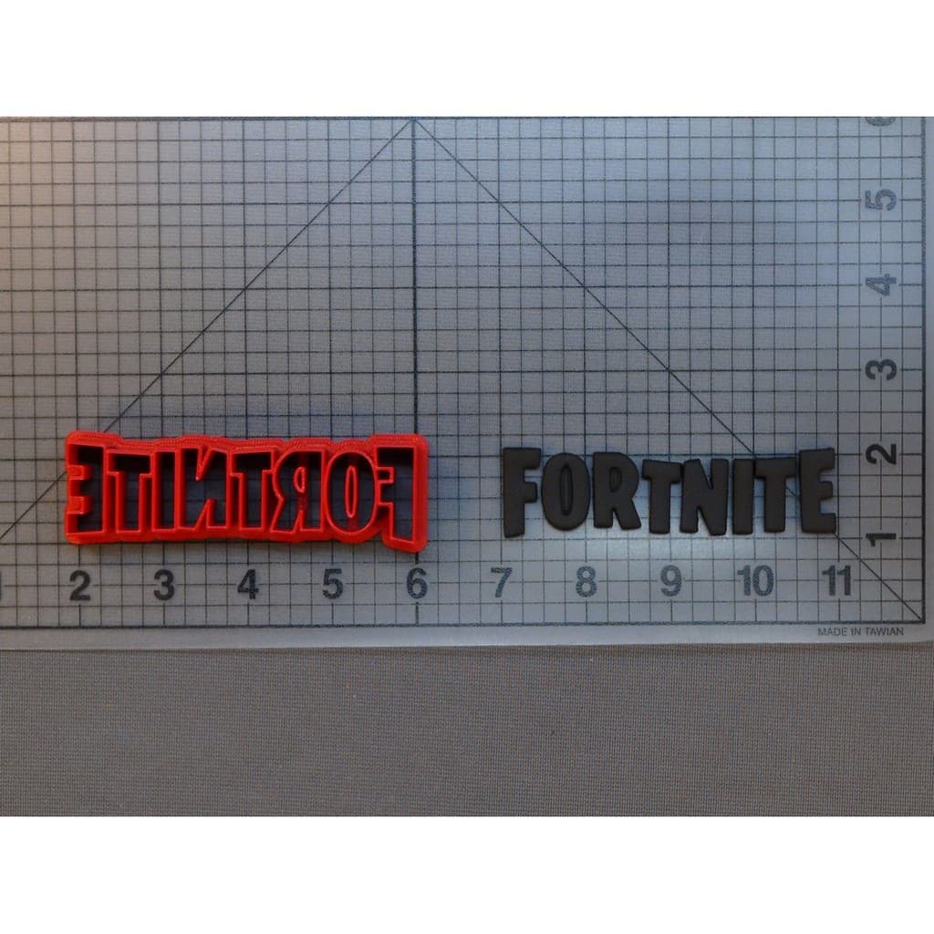 Cortador  Fortnite Logo Criarte 3d 6cm