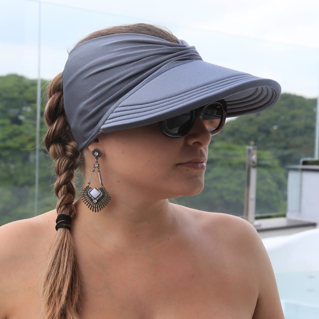 Viseira Com Proteção Solar Uv50+ Modelo Turbante Bandana REF:0477
