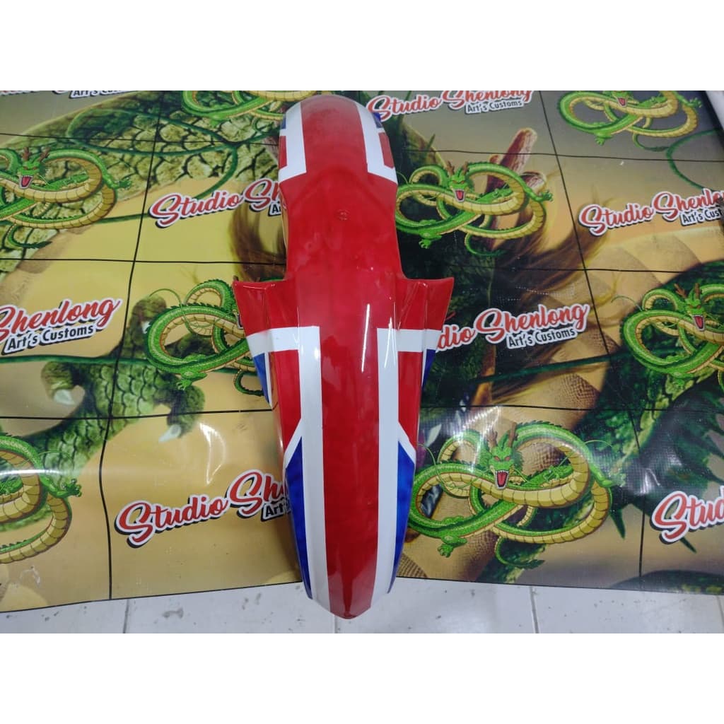 Paralama Factor Ybr 150 Com Grafite - Inglaterra