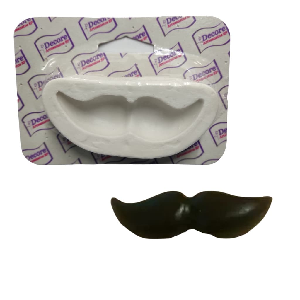 Molde Forma Silicone Sabonete Bigode Pai