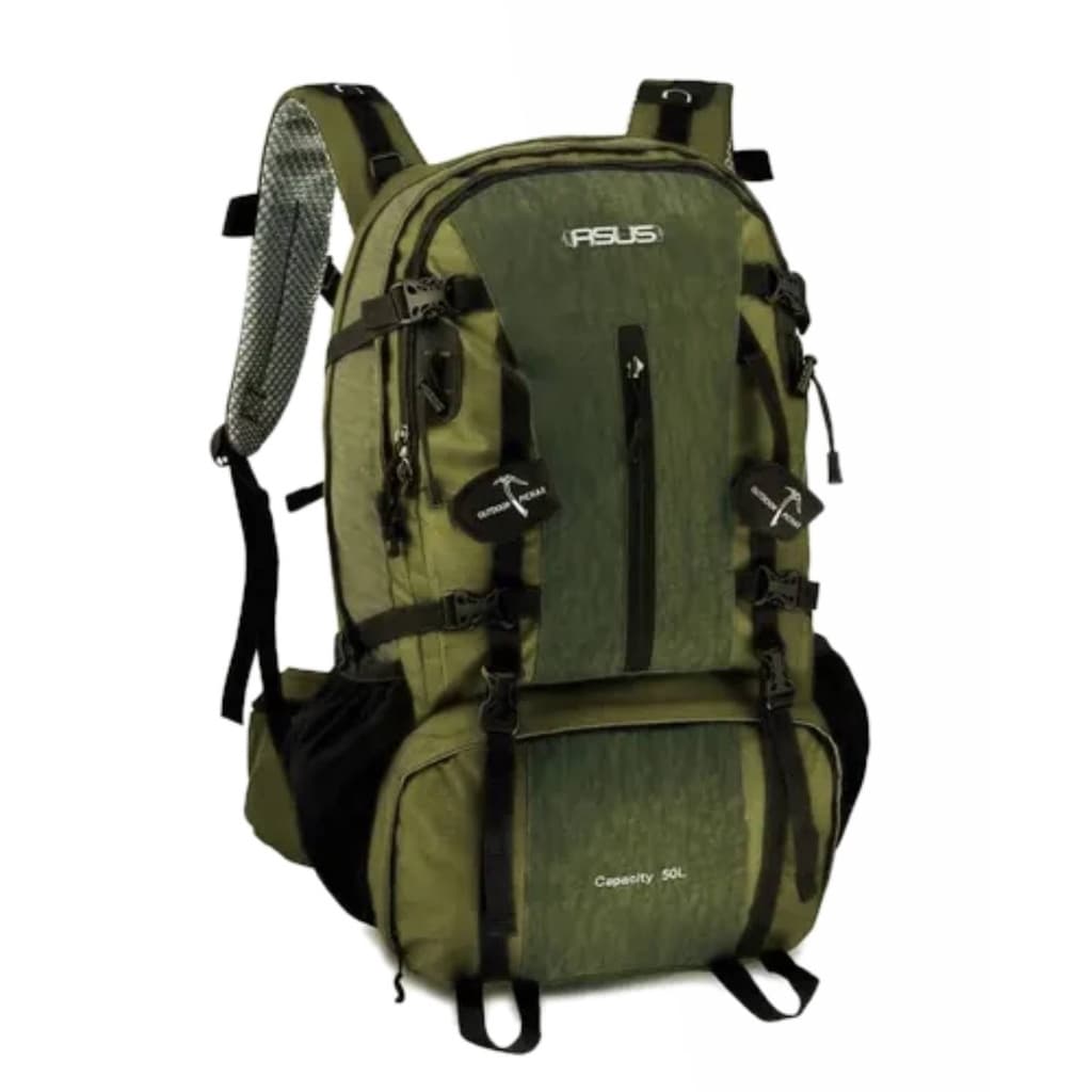 Mochila Camping 50 Lts Reforçada Trilha Impermeável Aventura