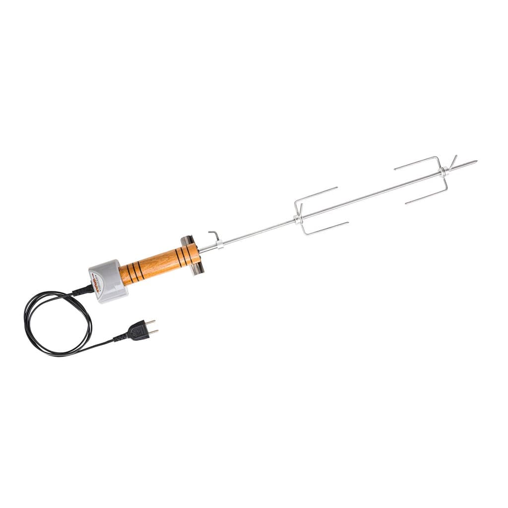 Espeto giratório elétrico com garras inox