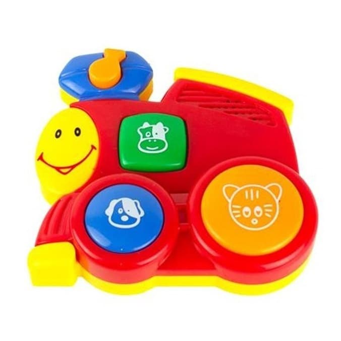 Brinquedo Infantil Bebê Trenzinho Música e Sons Toy Baby