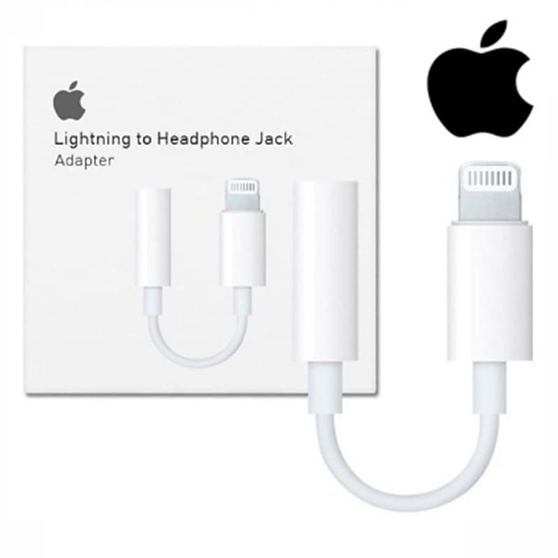 kit 02 pcs Adaptador Para iPhone Lightning Para Fone P2 3.5mm