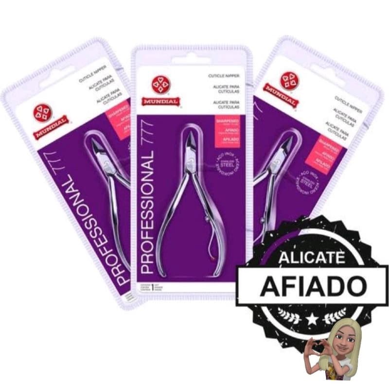 Alicate para cutículas Mundial Professional 777 - afiado de fabrica