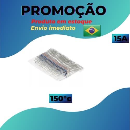 Fusível Térmico – 150ºc, 15a. 250v (kit 5 unidades)