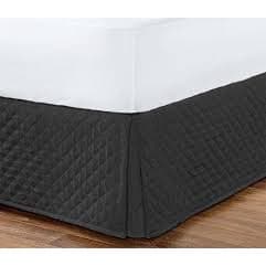 Mega Promoção Saia Box Matelada Solteiro 0.30 Cm De Altura Preta