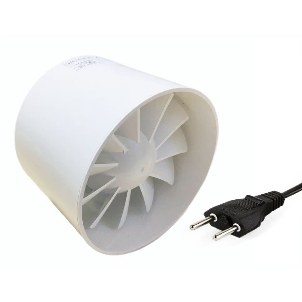 Exaustor Axial 110v ou 220v 100mm 125mm 150mm Cultivo Indoor Grow