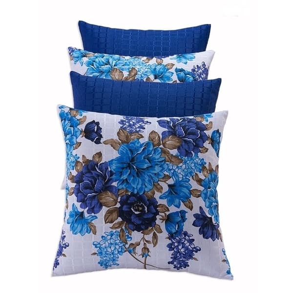 Kit C/ 4 Capas De Almofadas Decorativas Lisas e Estampadas  40x40