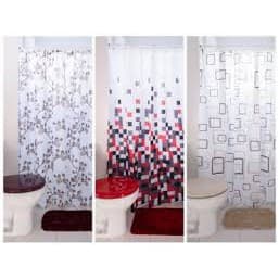 Cortina De Box para banheiro pvc estampadas cortinas para ducha floridas