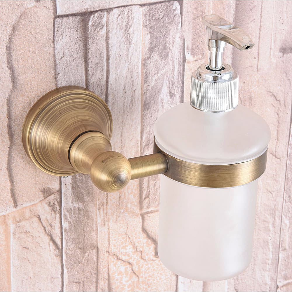 Dispensador De Sabão Líquido Para Banheiro , Latão Antigo , Suporte De Armazenamento , Garrafa De Cozinha , Substituição