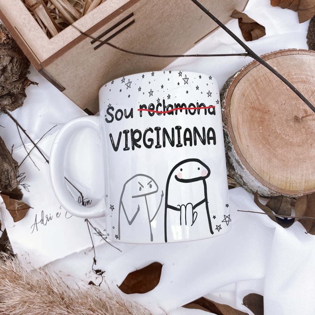 Caneca Flork Signos Divertido Frases Feminina Meme Presente Xícara Personalizado