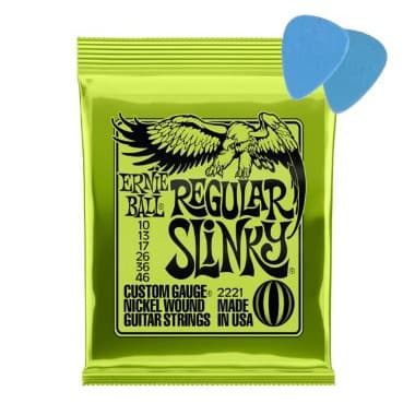 Encordoamento Ernie Ball Guitarra 010 Original Regular Slink