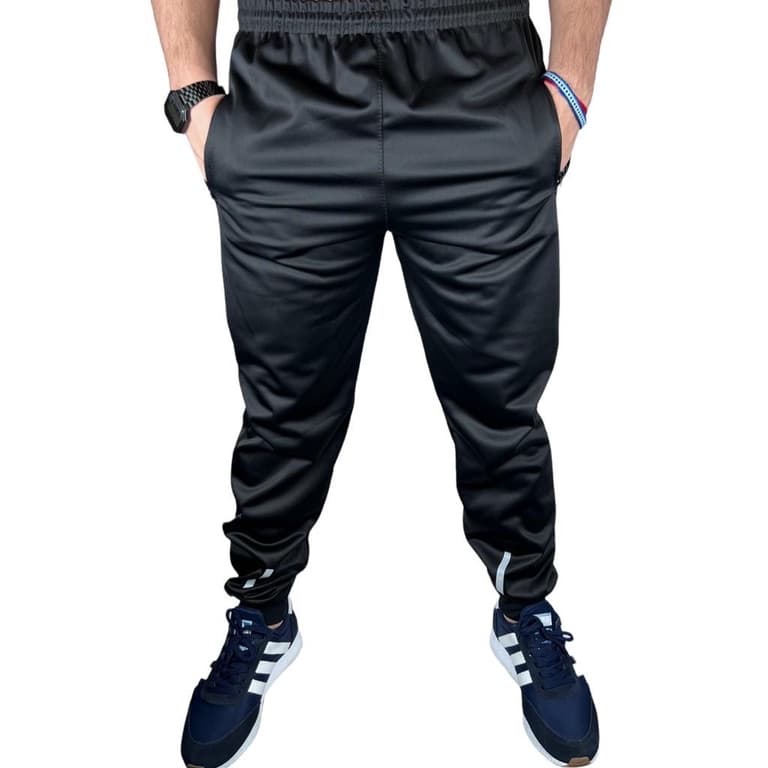 Kit 3 Calças Jogger Moletom Bolso Com Ziper Chimpa Top