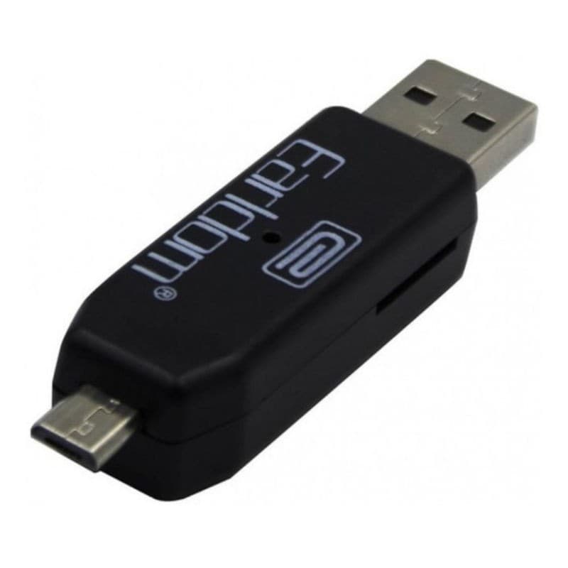 Adaptador Otg Micro Usb Para Usb  Macho E Usb Fêmea.
