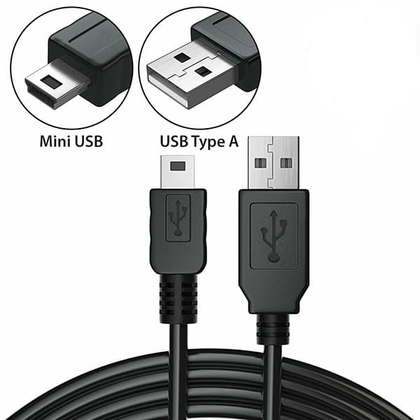 Cabo Usb Tipo A Para Mini B De 5 Pinos Para Câmera Filmadora
