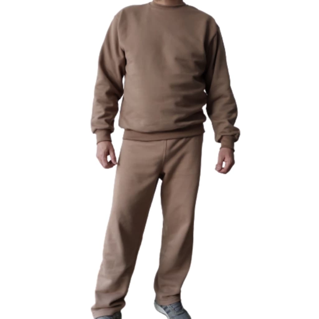 Kit Conjunto Moletom CDP Uniforme Blusão + Calça Padrão Preso Visita Detento