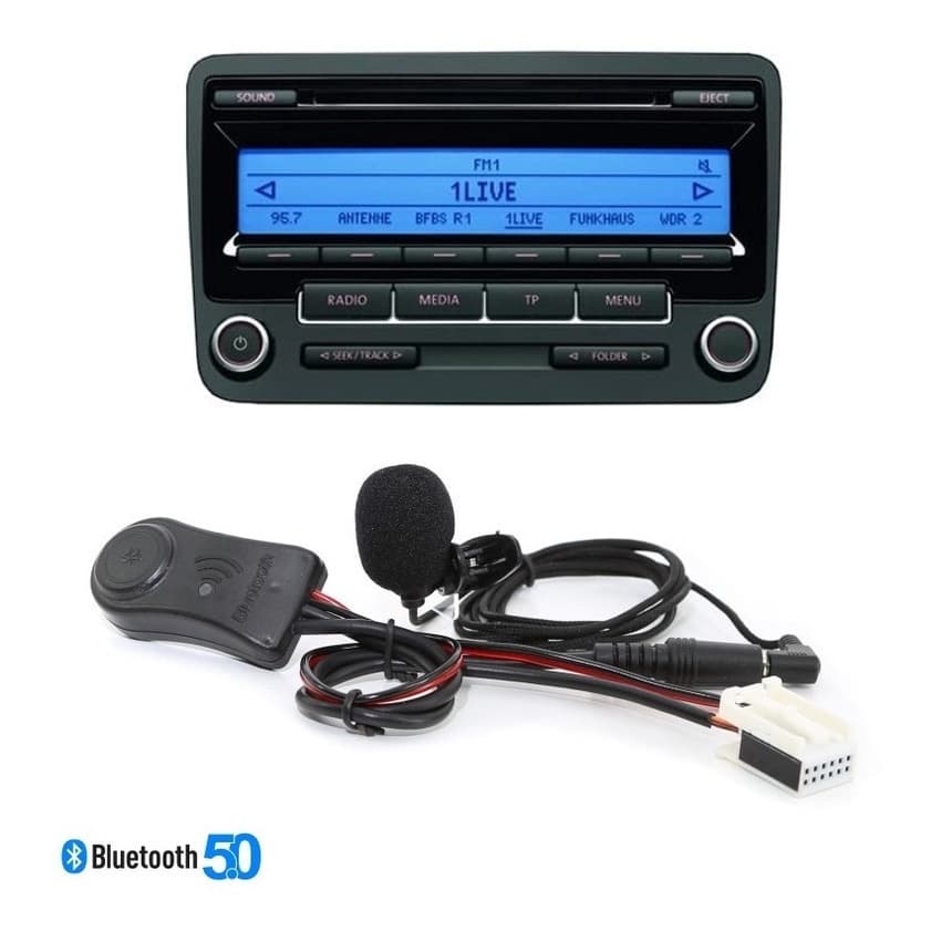 Adaptador Bluetooth P/ Vw Golf Jetta Passat Atende Ligacoes