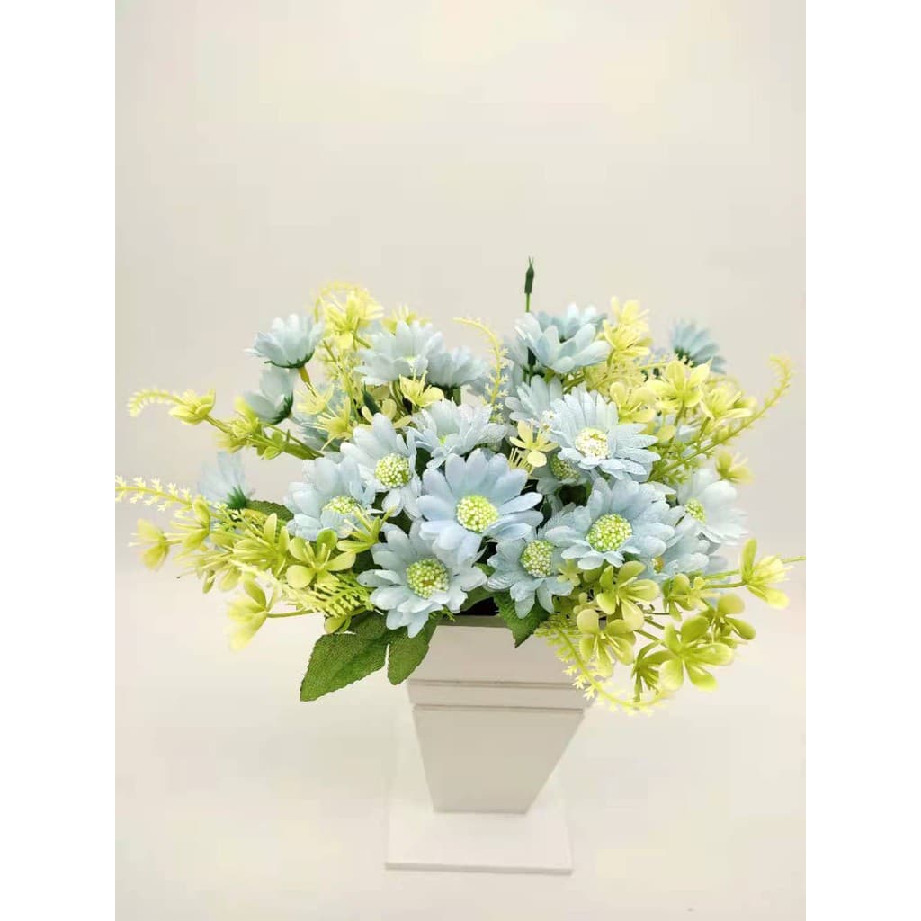 1 Buque De Flor Artificial Flores Campestres Com 12 Florinhas Várias Cores Decoração