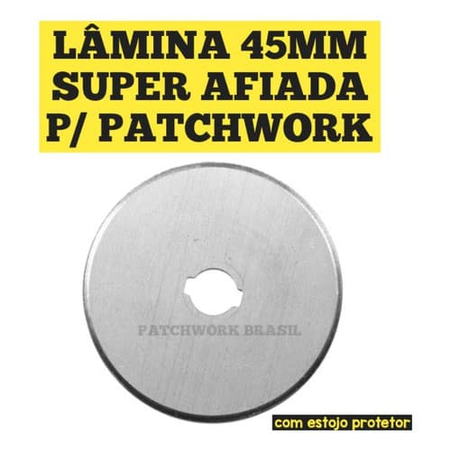 Lamina Disco Cortador Circular 45mm Patchwork Corte Tecido