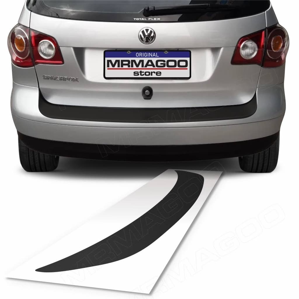 Soleira Da Mala Adesivo para Carro Vw SPACEFOX 2006 2007 2008 2009 2010 Acessório para Carro