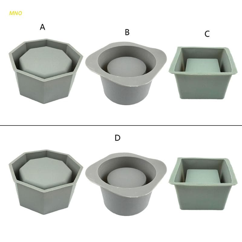 Vaso Resina Epóxi/Molde Silicone Para Plantio Artesanato