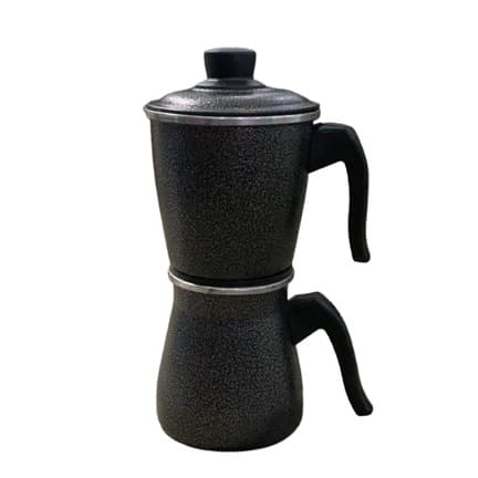 cafeteira italiana de 1 litro de alumínio resistente já acompanha filtro