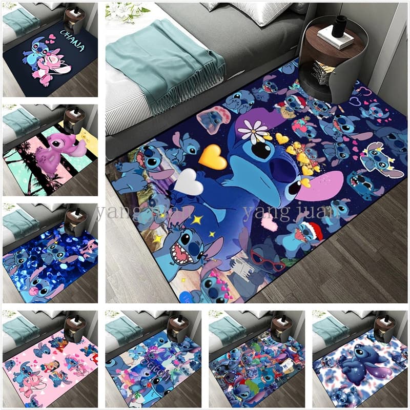 Disney Disney Disney Anime Tapete Sala de estar Mesa de centro Tapete Star Treasure Quarto Bay Window Tapete de cabeceir