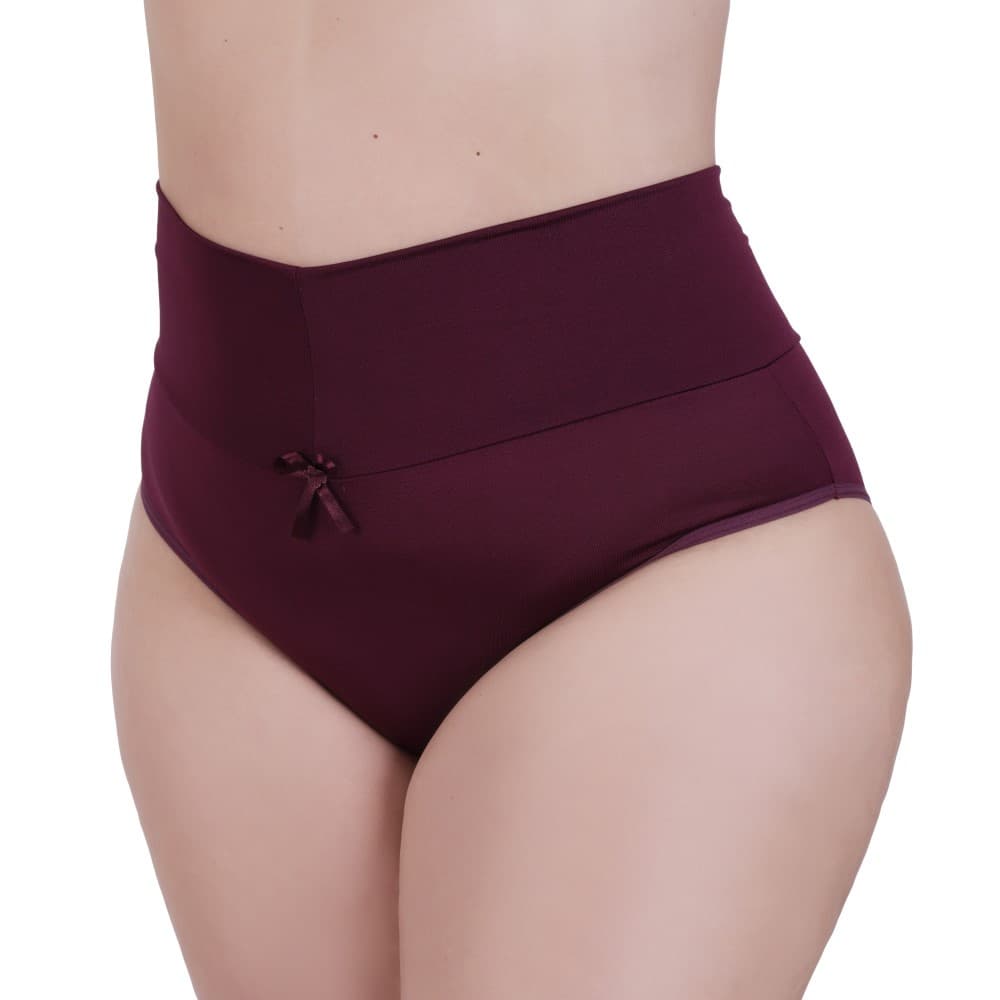 Kit 5 Calcinha Plus Size Cintura Alta Tanga Grande Cós Alto 50 52 54 56 Thamires Plus