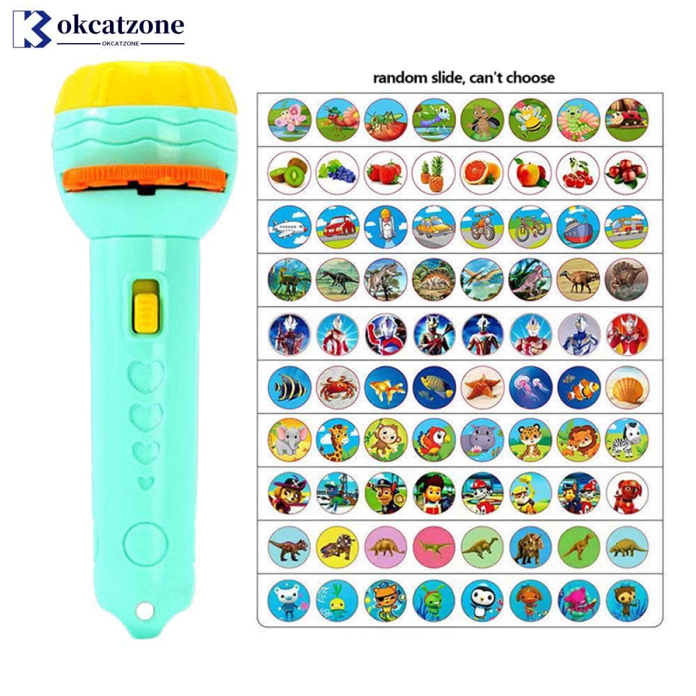 OKCATZONE Projetor Lanterna De Brinquedo Infantil Para Presente De Natal De Aniversário I2Z1