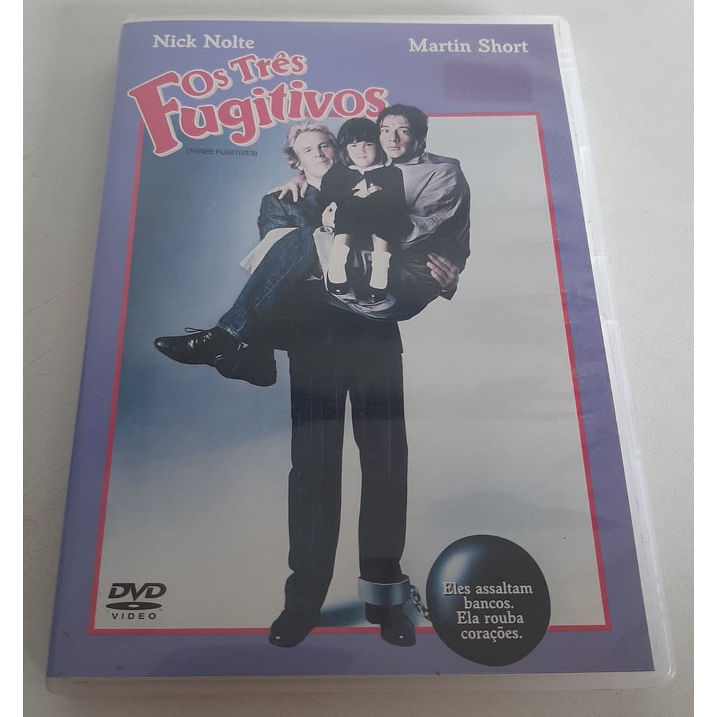 DVD Os Três Fugitivos