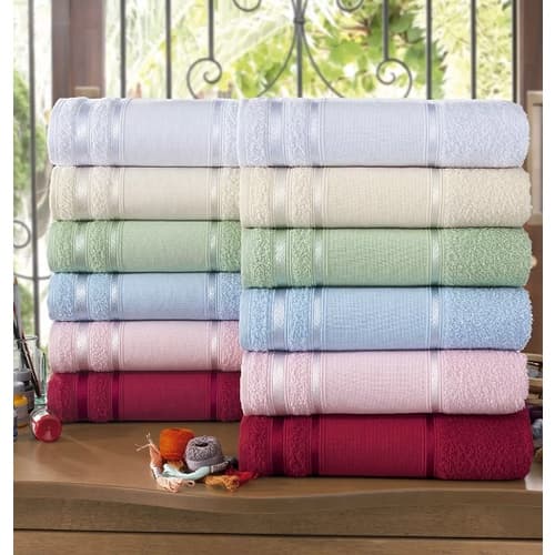 Kit 1 Toalha De Banho + 1 Toalha De Rosto - Para Pintura 100% Algodão Grande