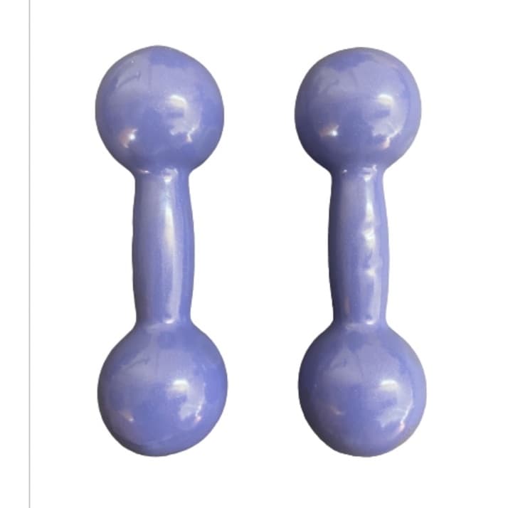 Par de Halteres 2kg Roxo - 4kg total